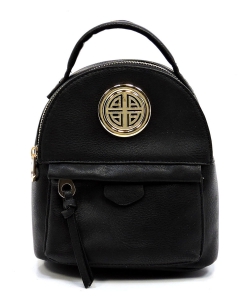 Fashion Logo Cute Backpack AD2586L BLACK